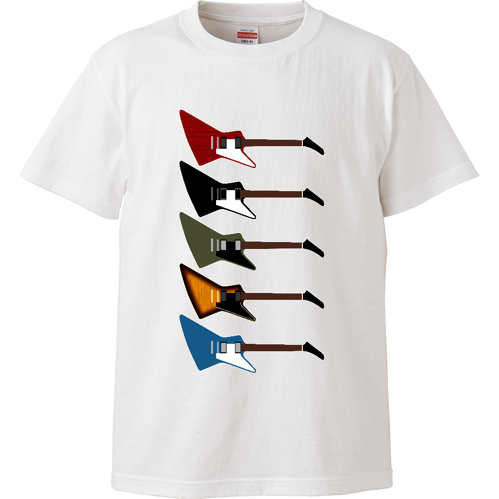 ギターがズラリ