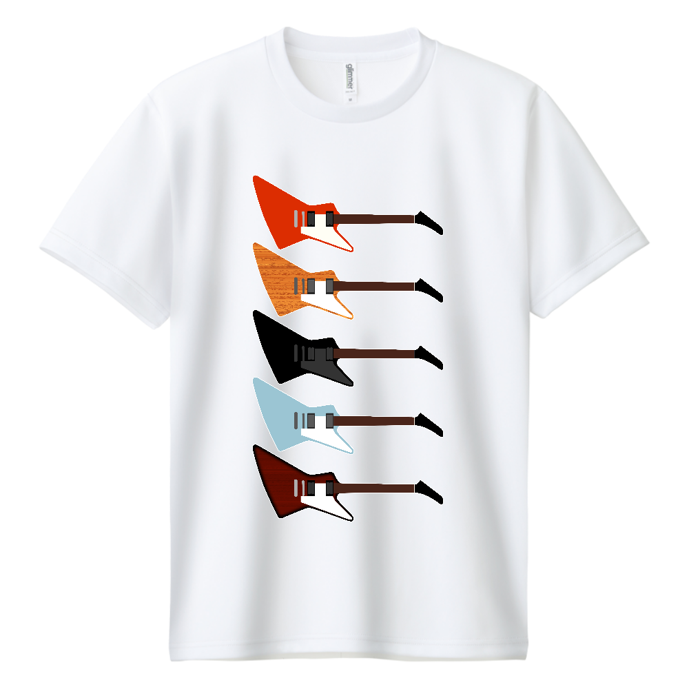 ギターがズラリ