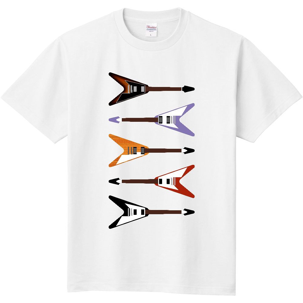 ギターがズラリ