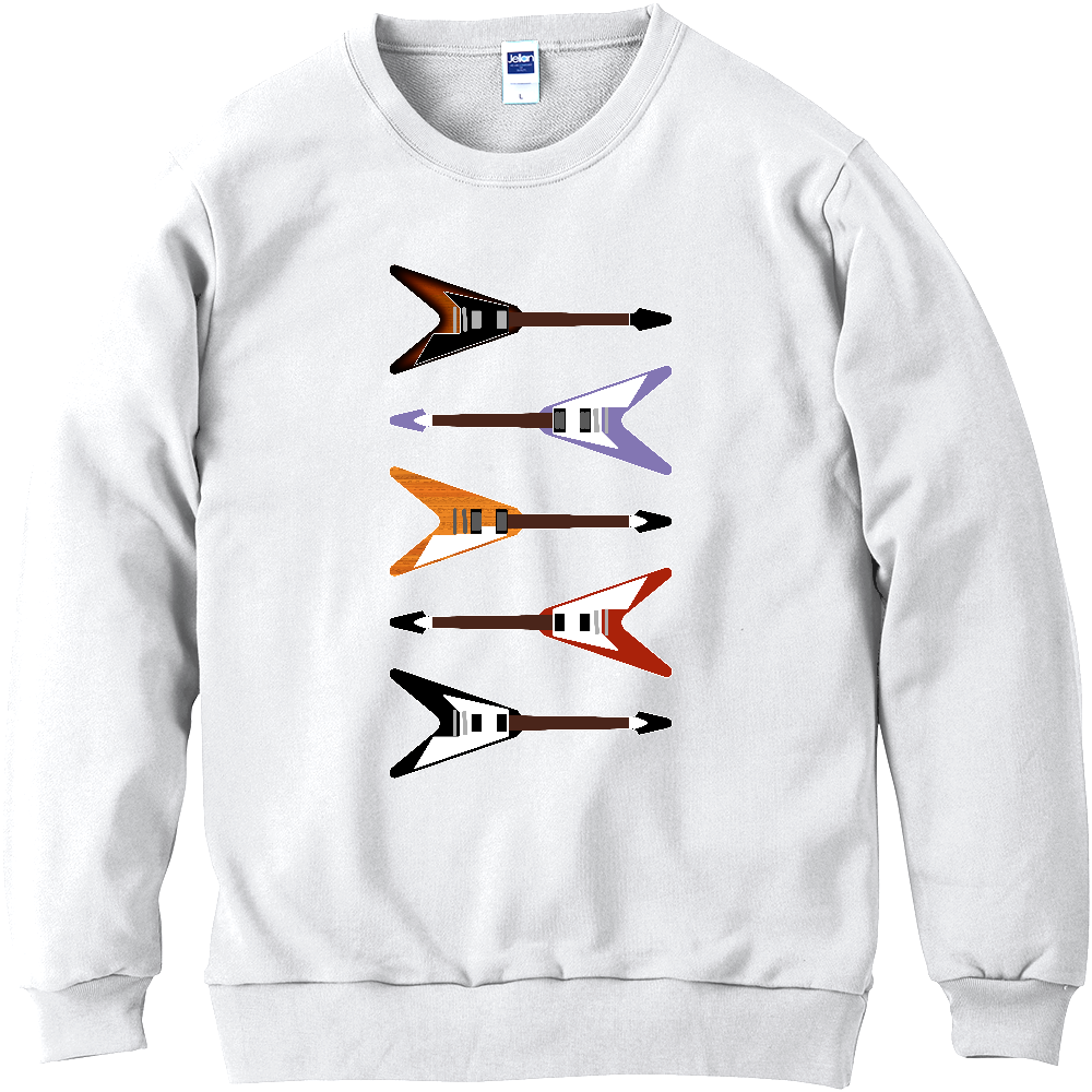 ギターがズラリ