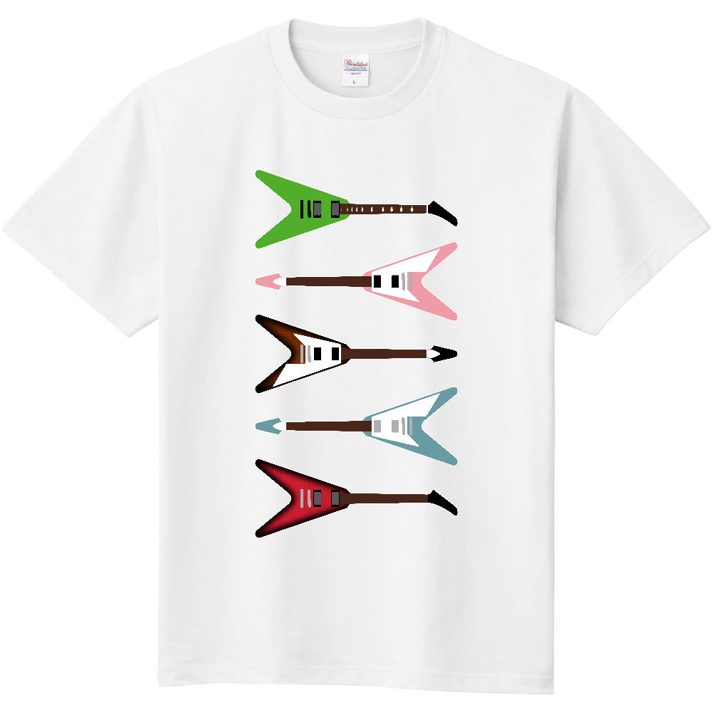 ギターがズラリ