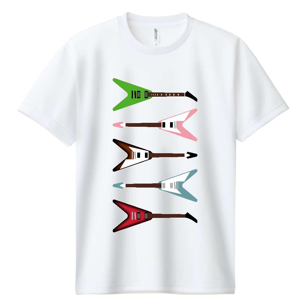 ギターがズラリ