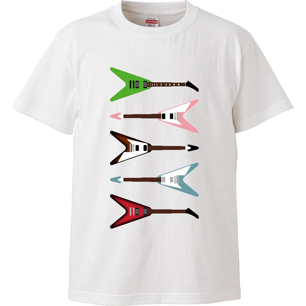 ギターがズラリ