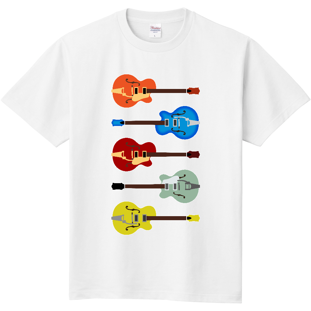 ギターがズラリ