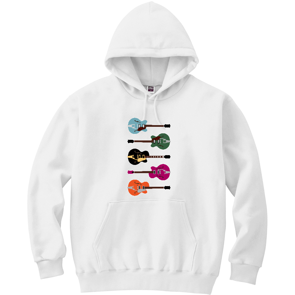 ギターがズラリ