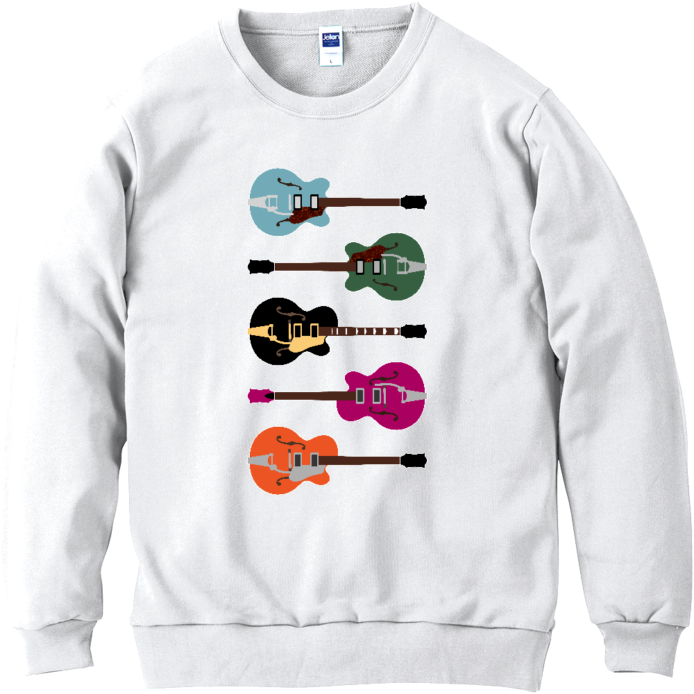 ギターがズラリ