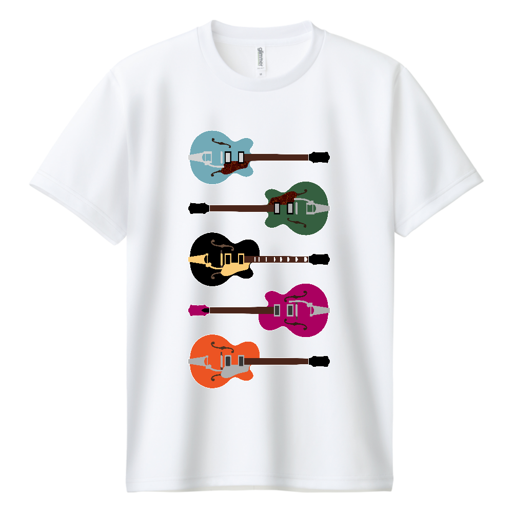 ギターがズラリ