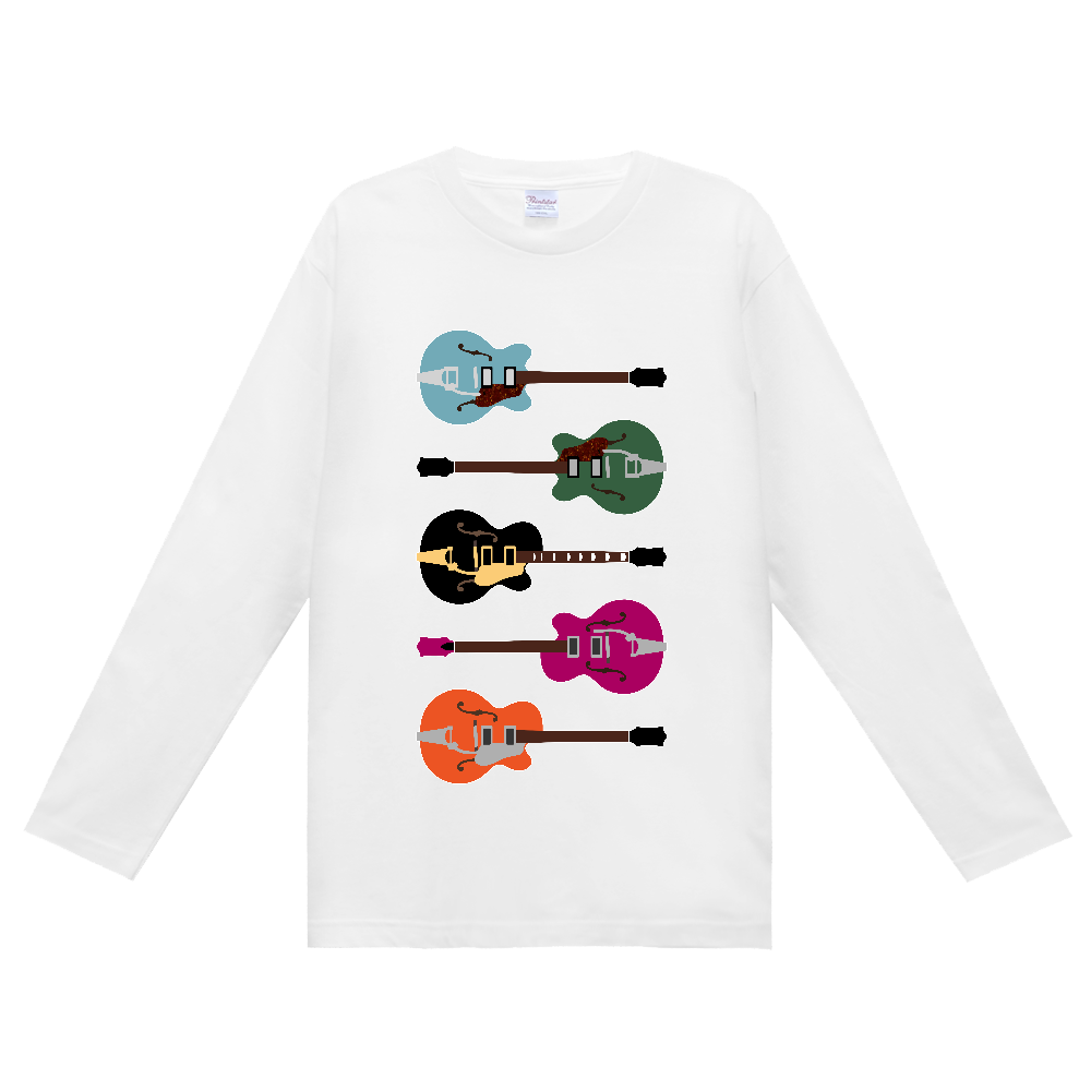 ギターがズラリ