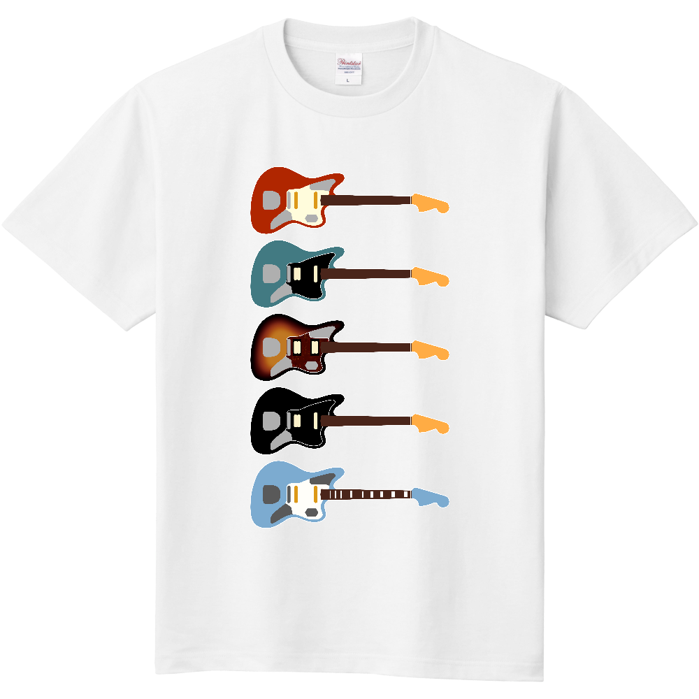 ギターがズラリ