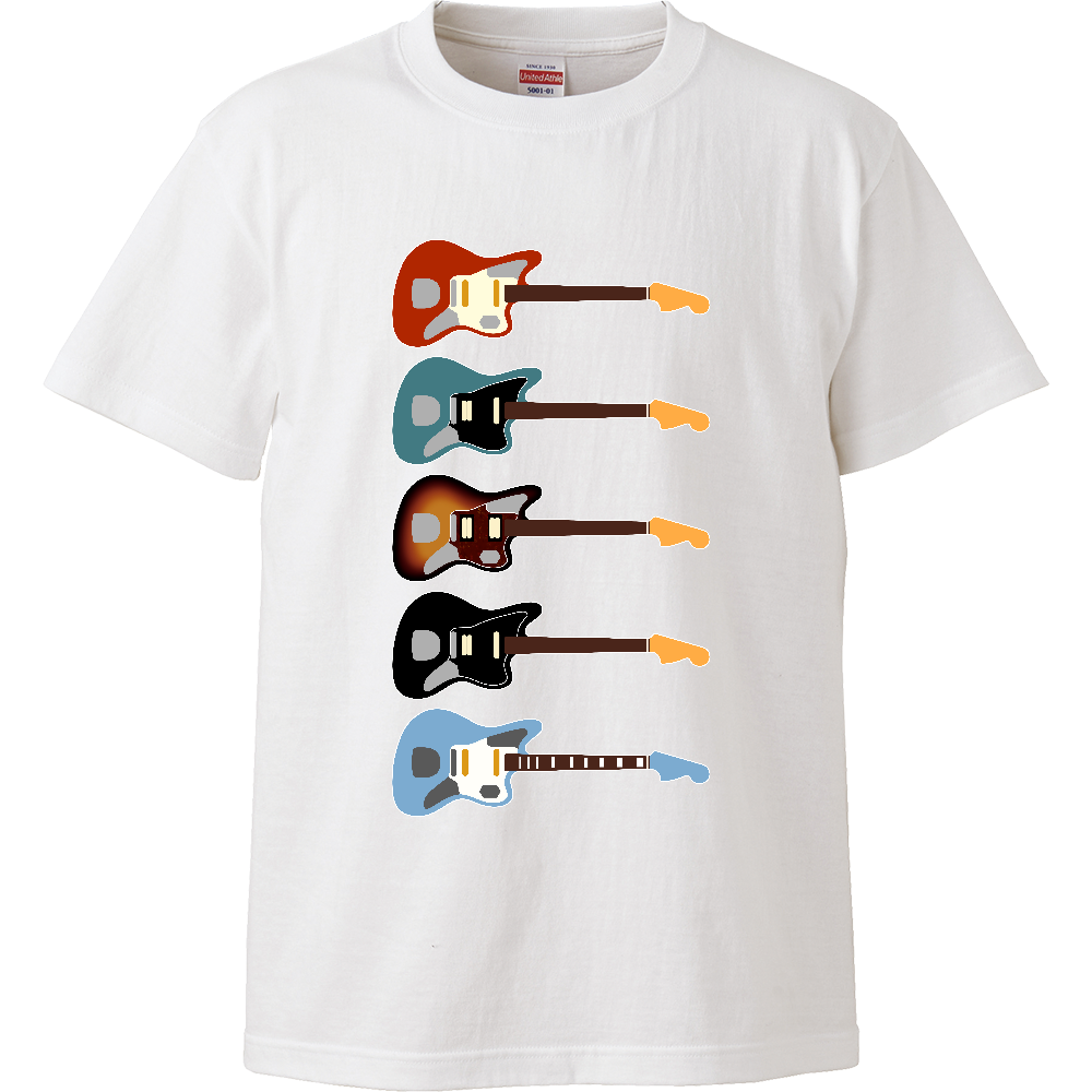 ギターがズラリ