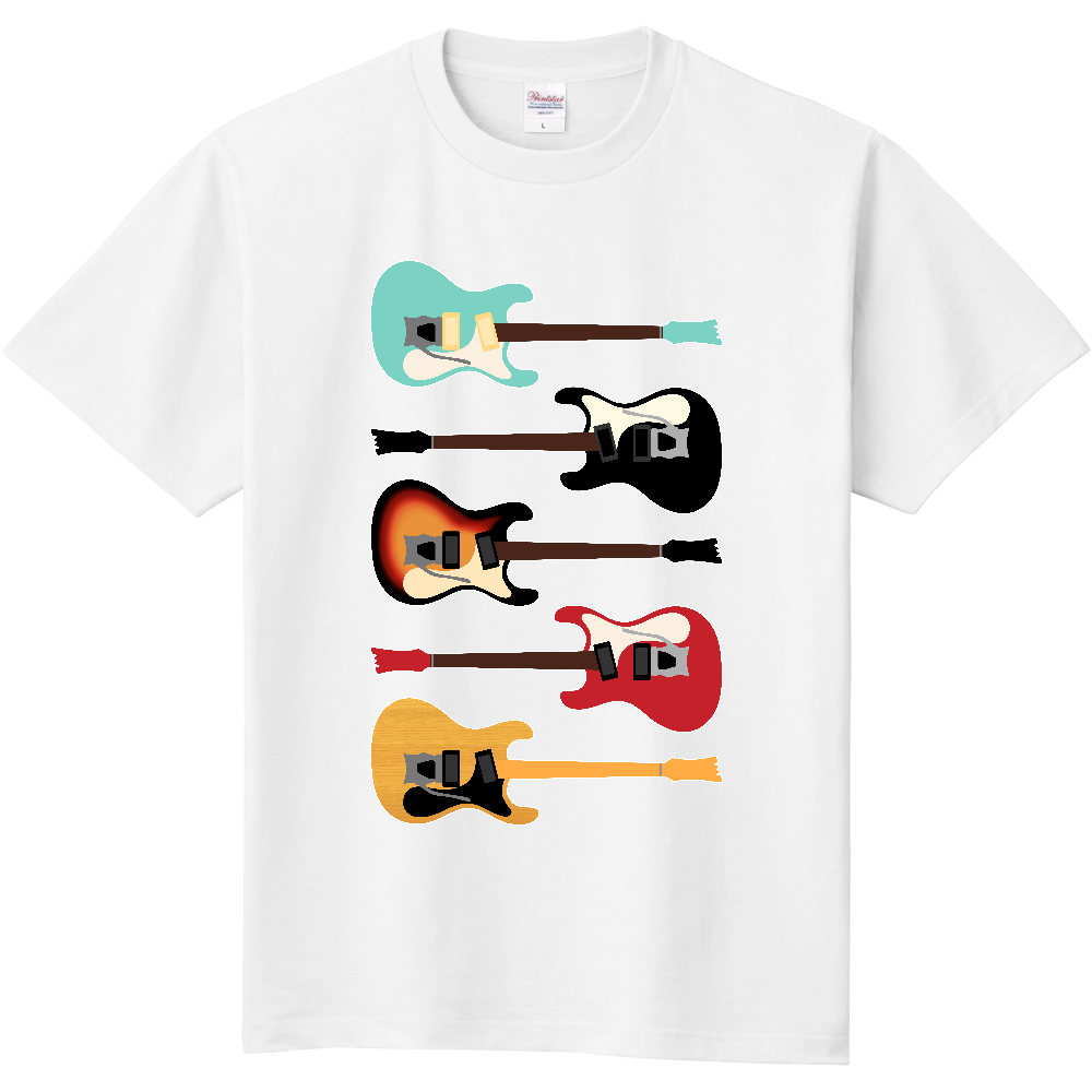 ギターがズラリ