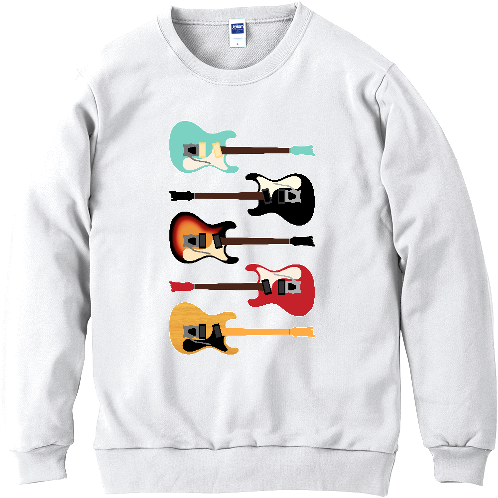 ギターがズラリ