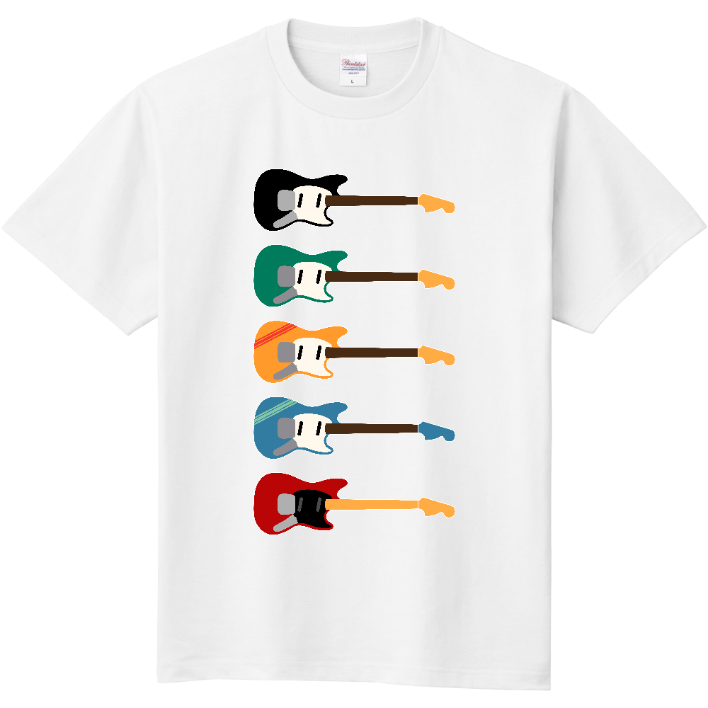 ギターがズラリ