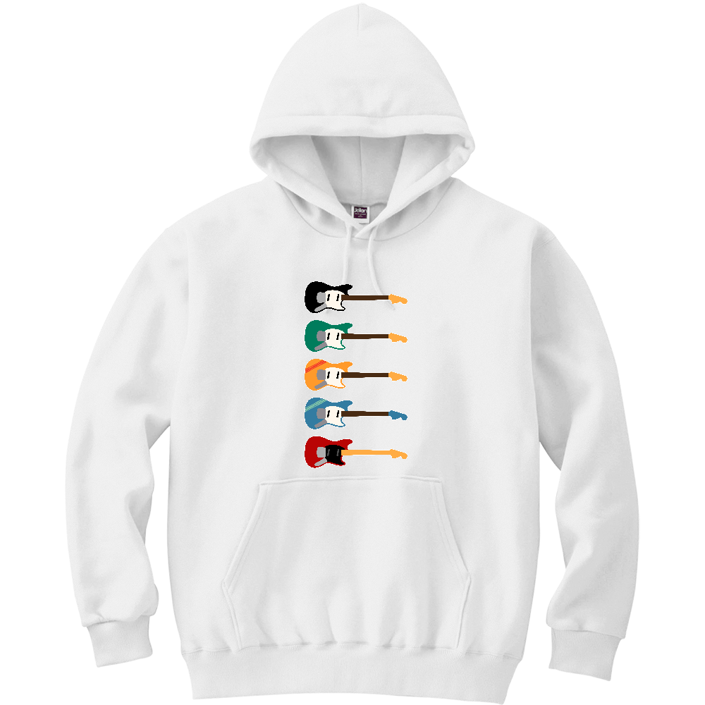 ギターがズラリ