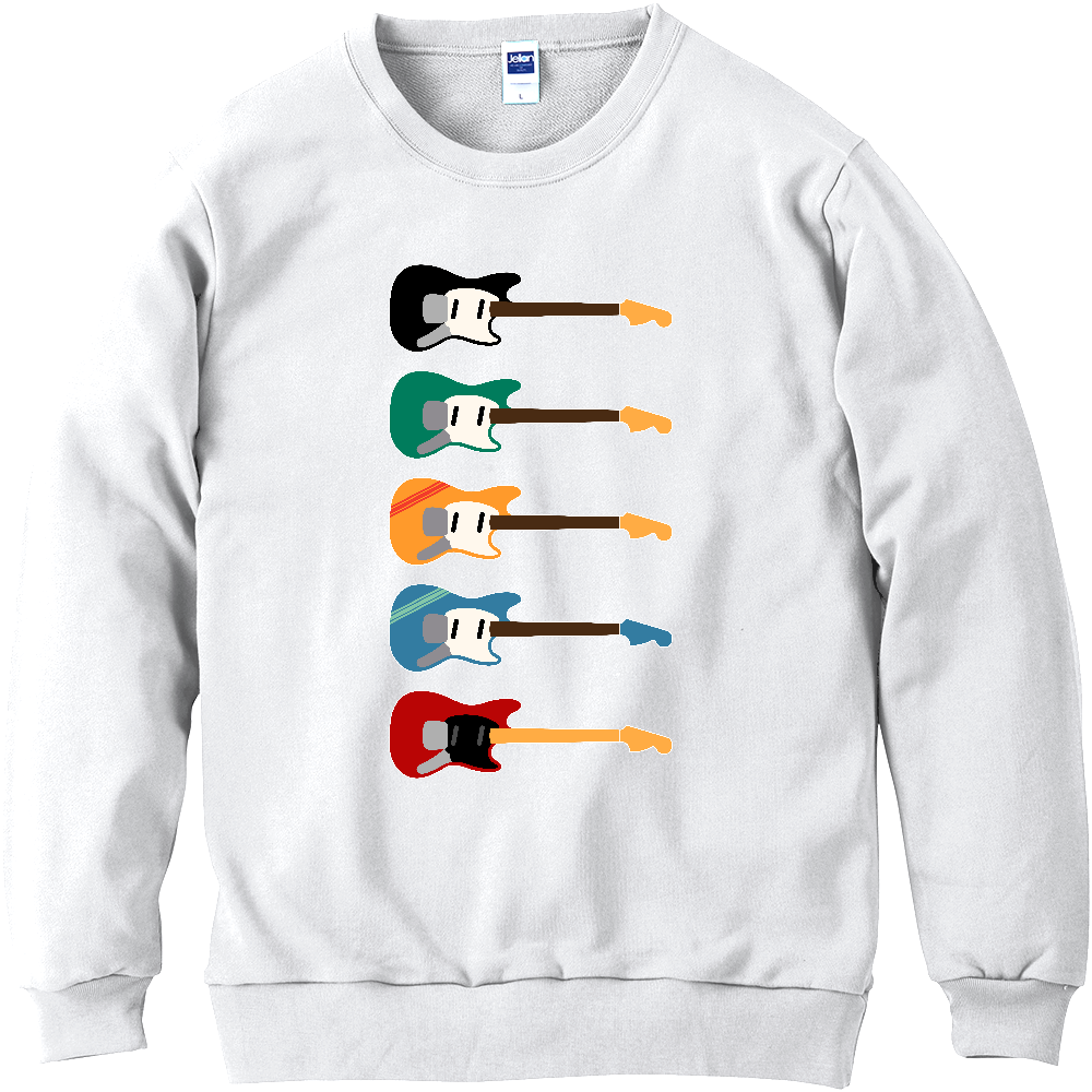 ギターがズラリ