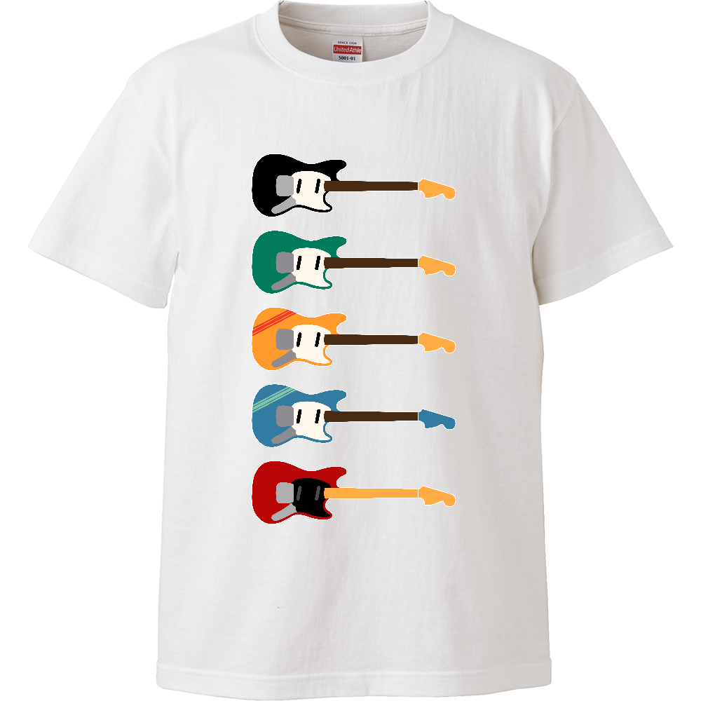 ギターがズラリ