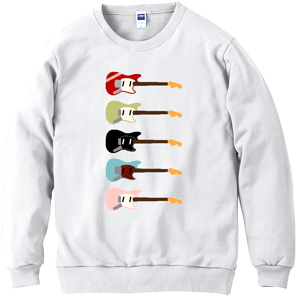 ギターがズラリ