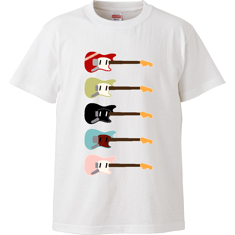 ギターがズラリ