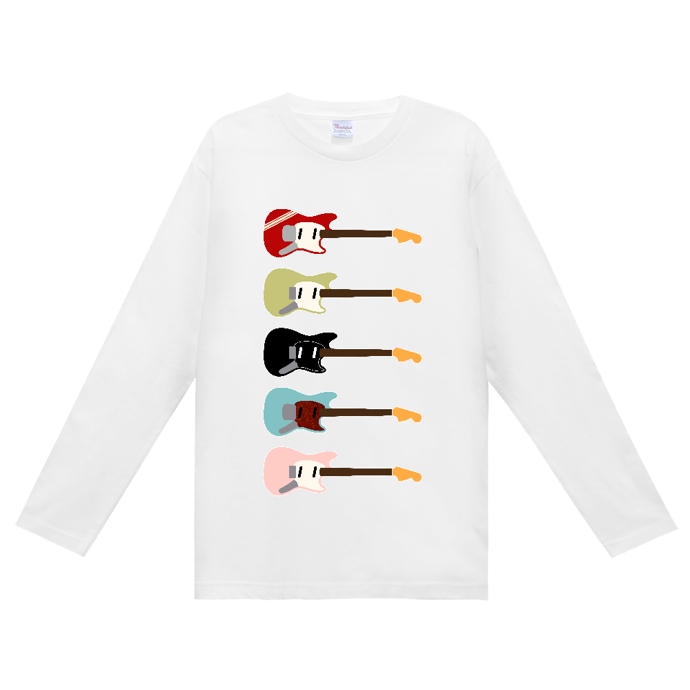 ギターがズラリ