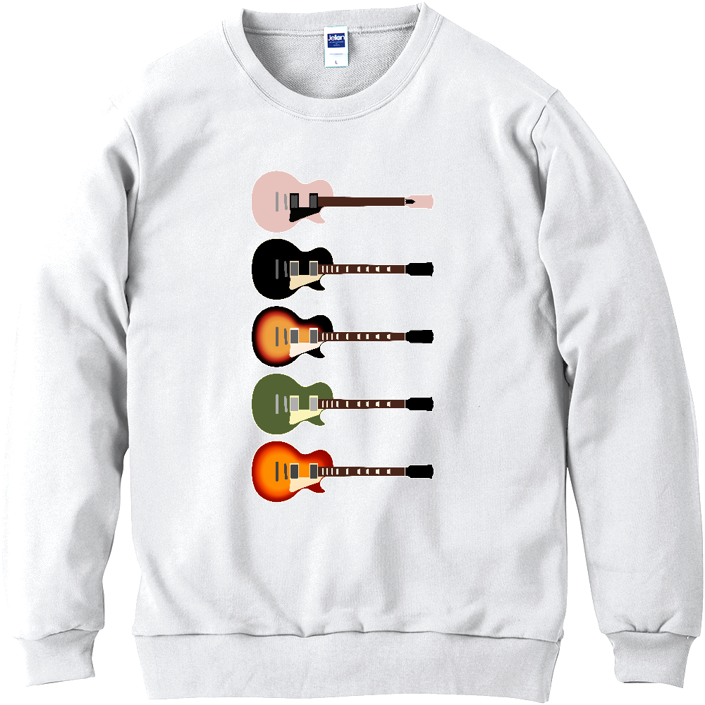 ギターがズラリ