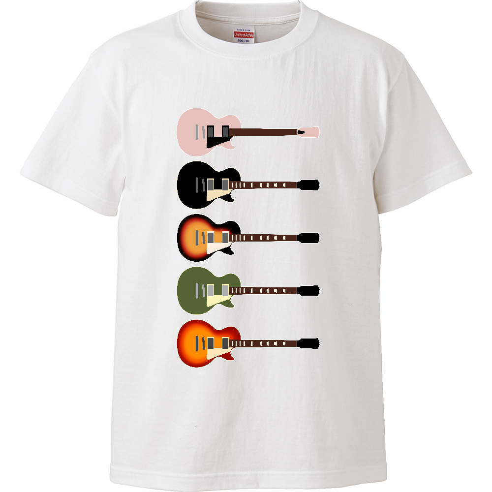 ギターがズラリ