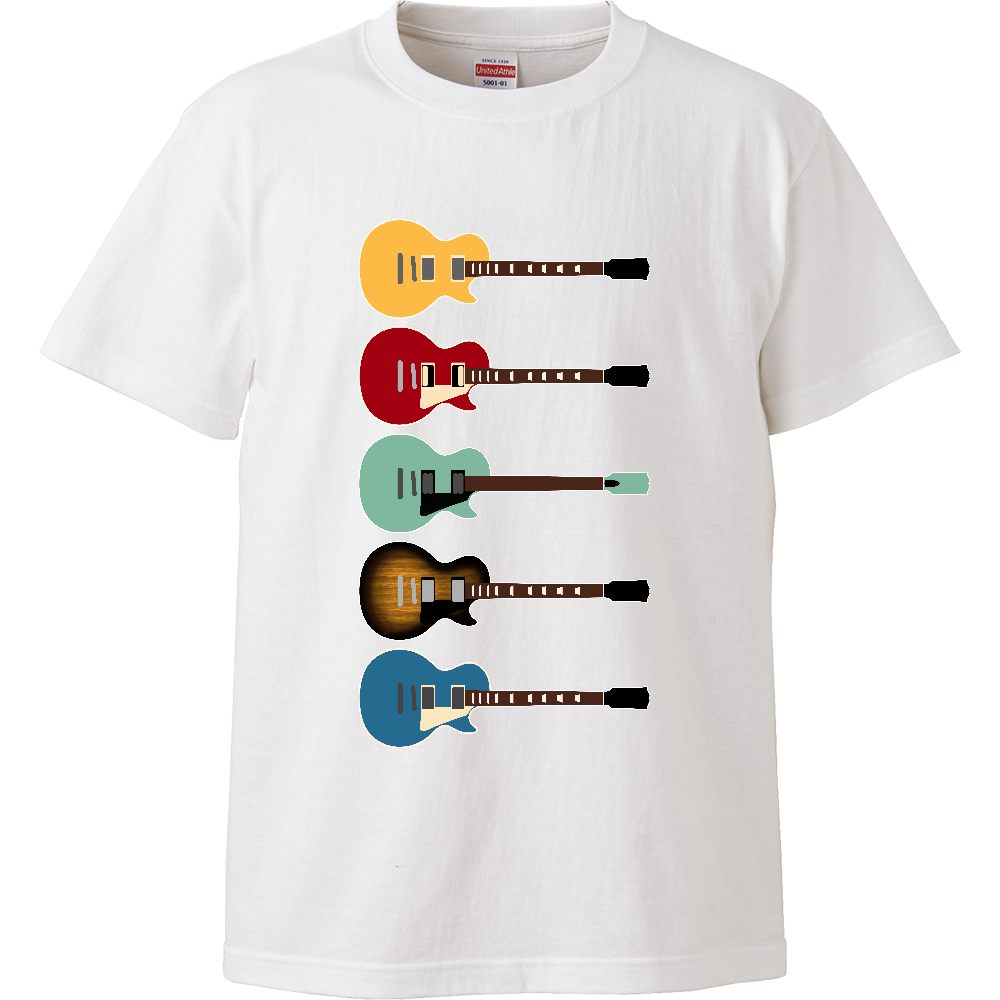 ギターがズラリ