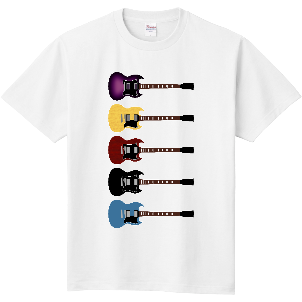 ギターがズラリ