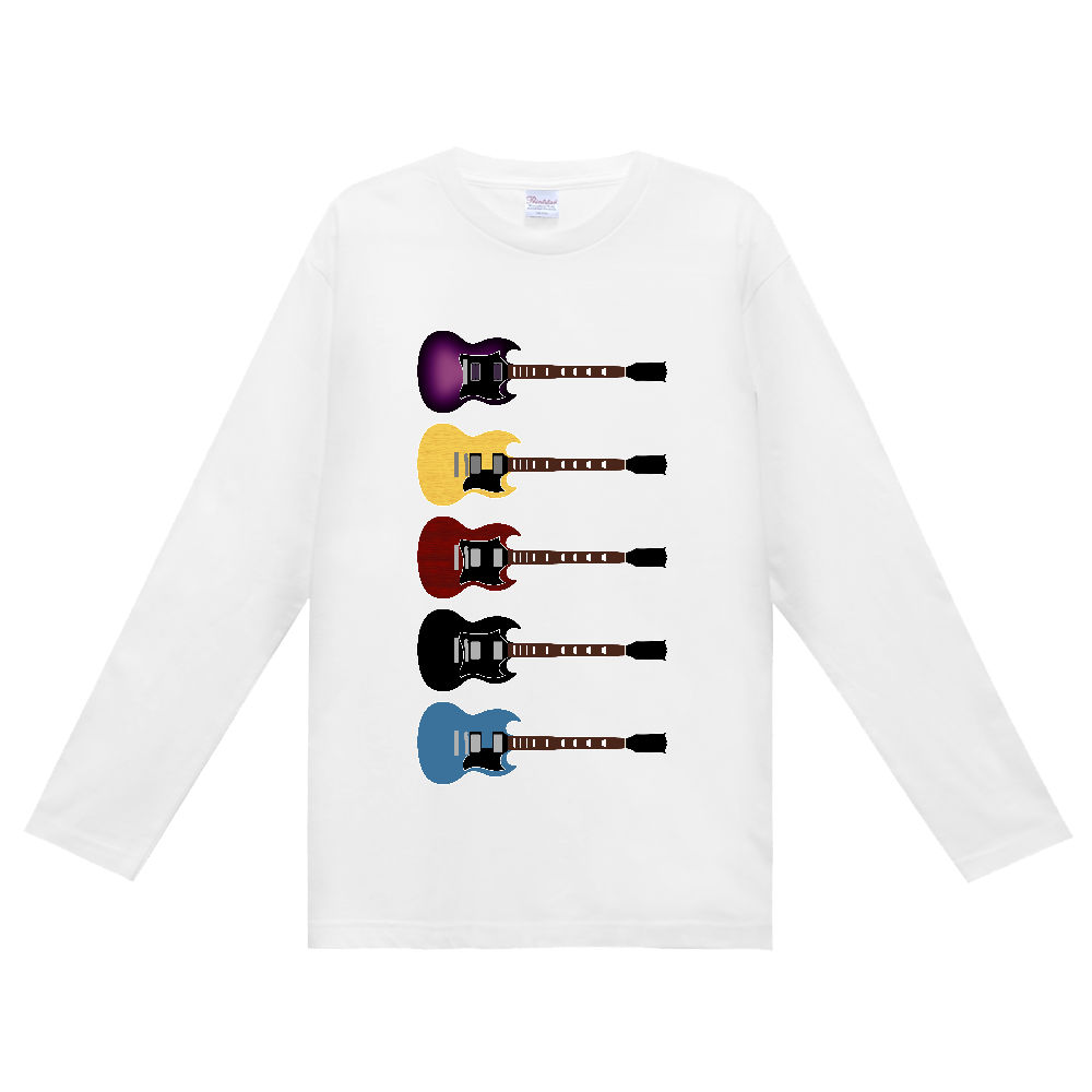 ギターがズラリ