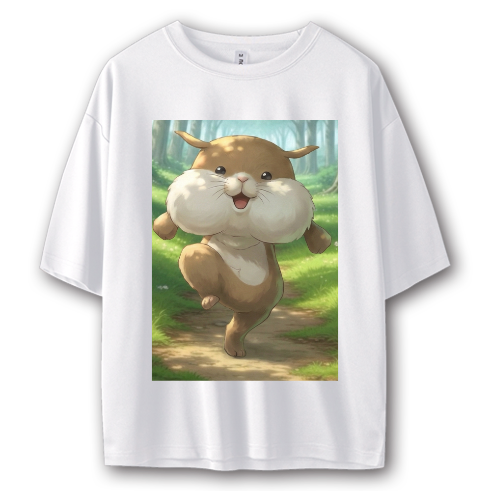 リスさん ストリート系Tシャツ