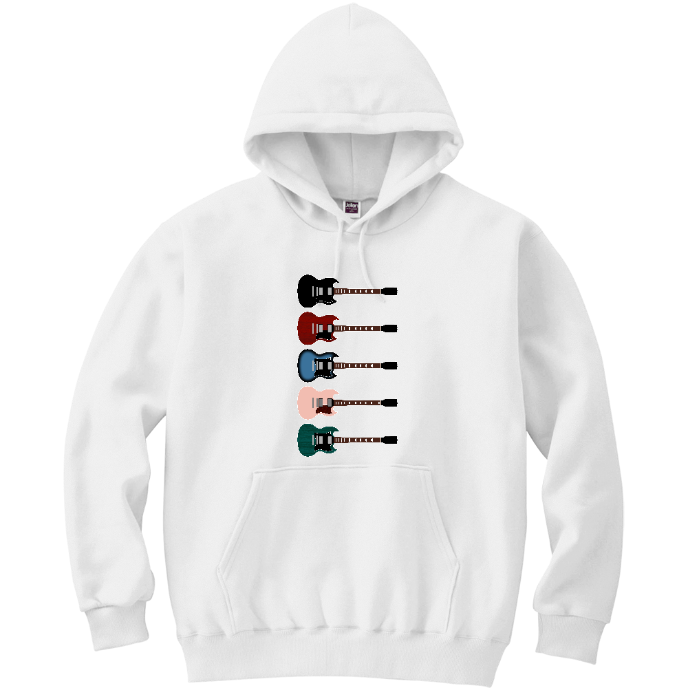 ギターがズラリ