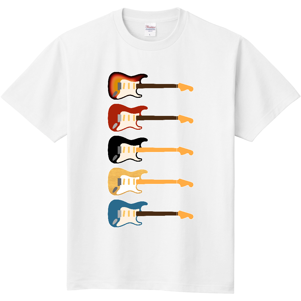 ギターがズラリ