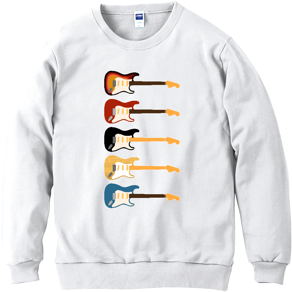 ギターがズラリ