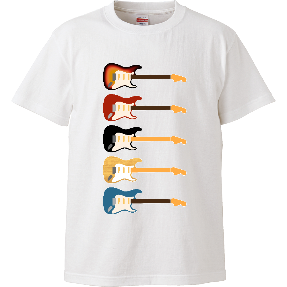 ギターがズラリ