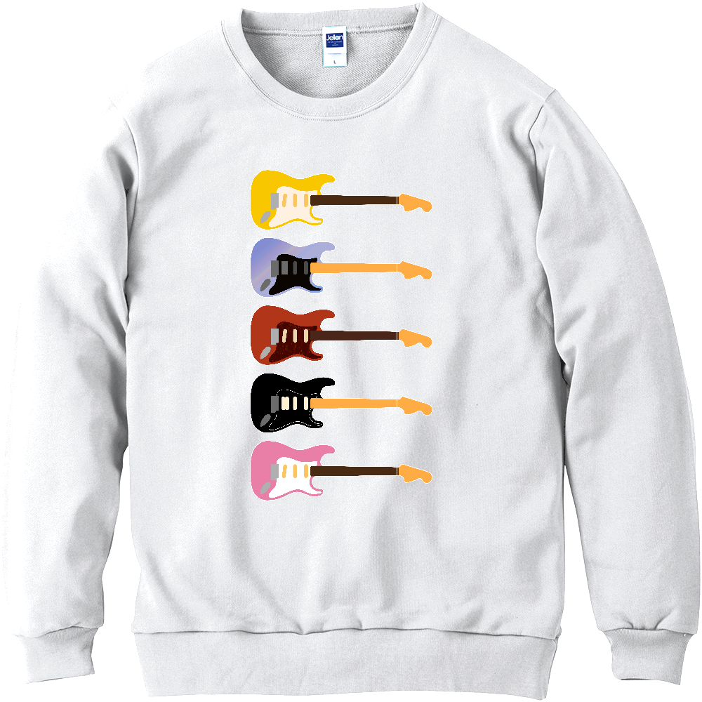 ギターがズラリ