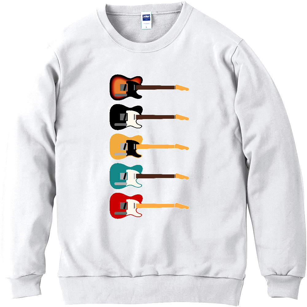 ギターがズラリ