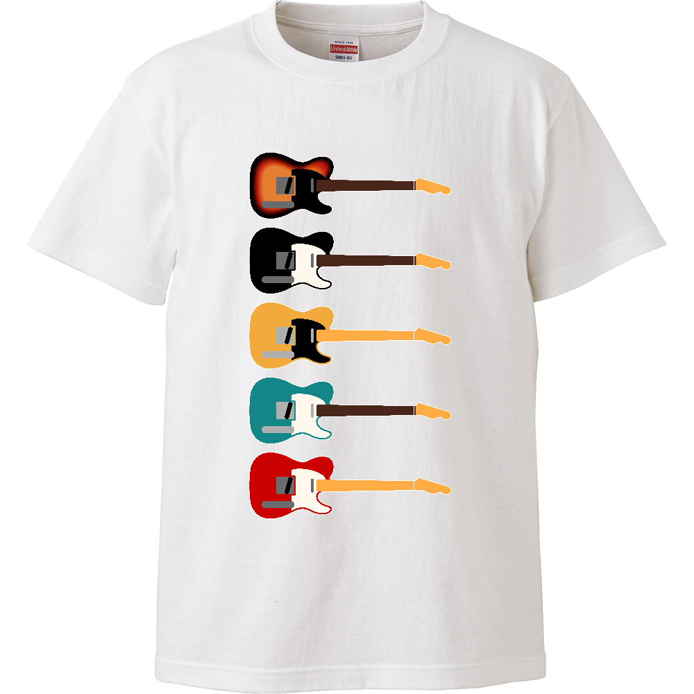 ギターがズラリ