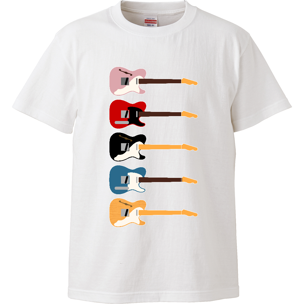 ギターがズラリ