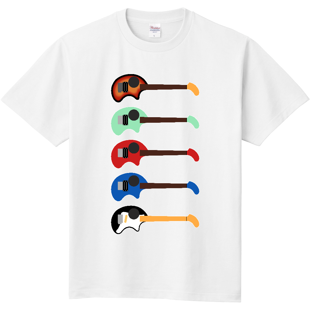 ギターがズラリ