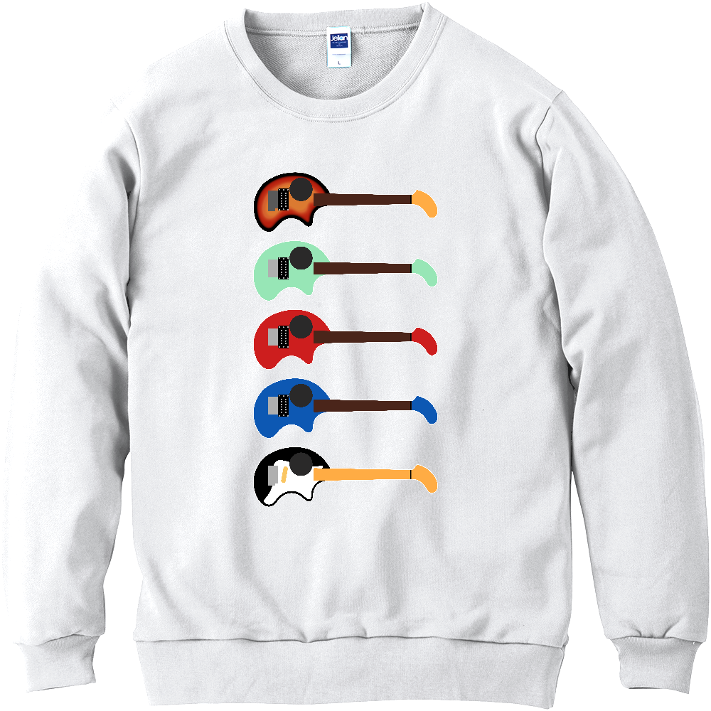 ギターがズラリ