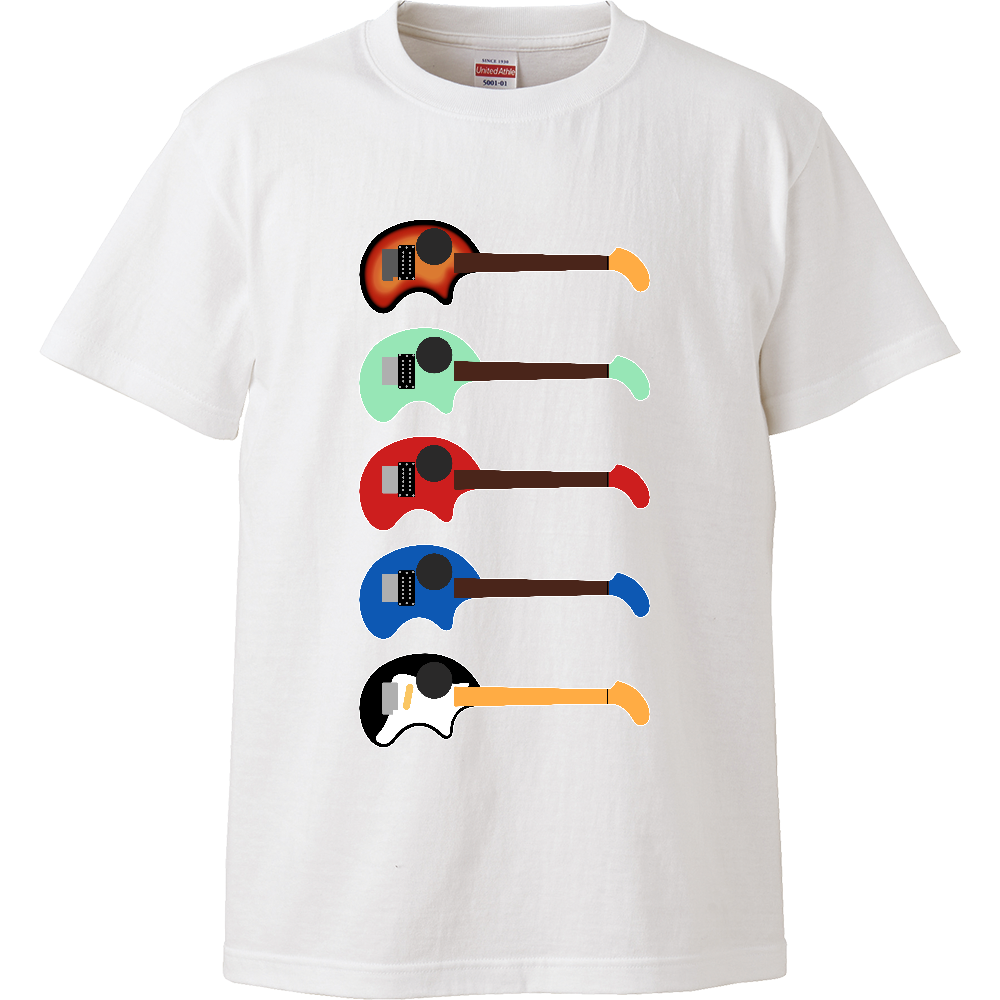 ギターがズラリ