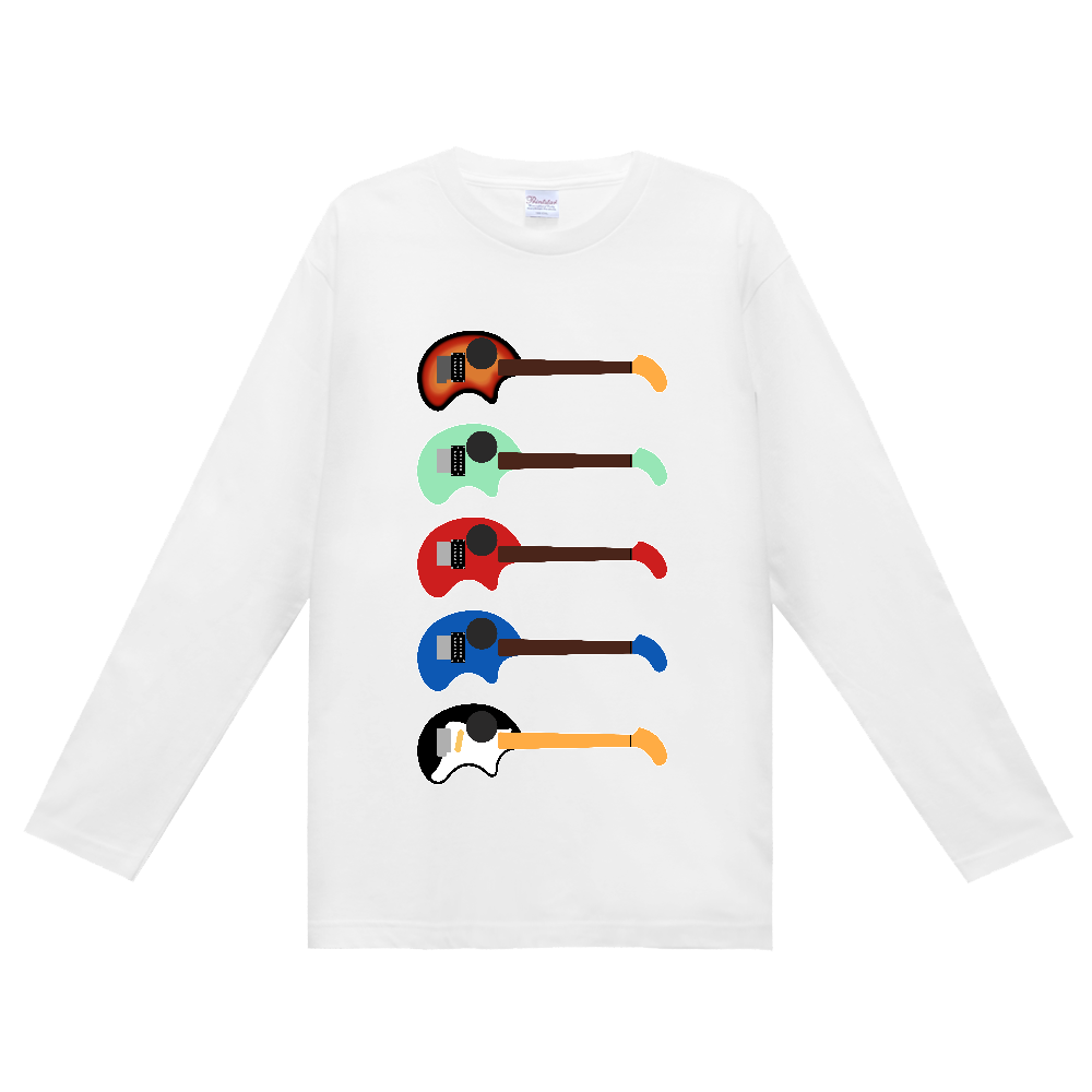 ギターがズラリ