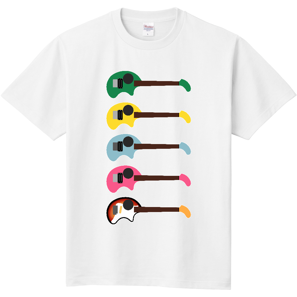 ギターがズラリ