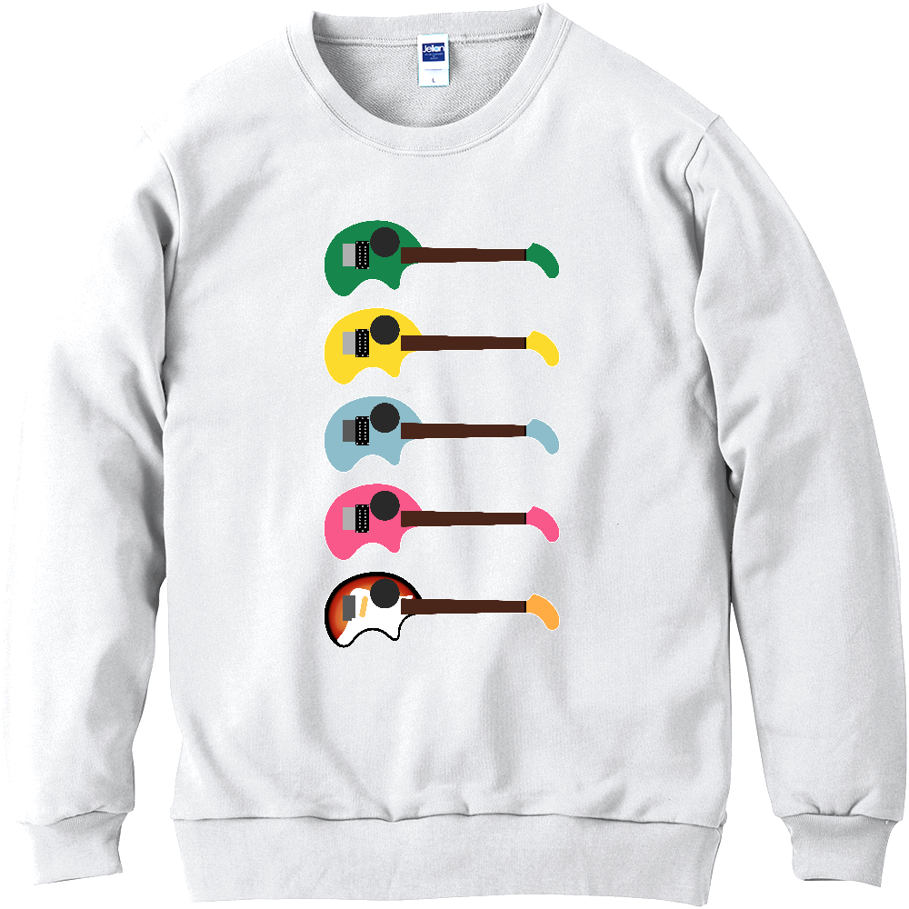 ギターがズラリ