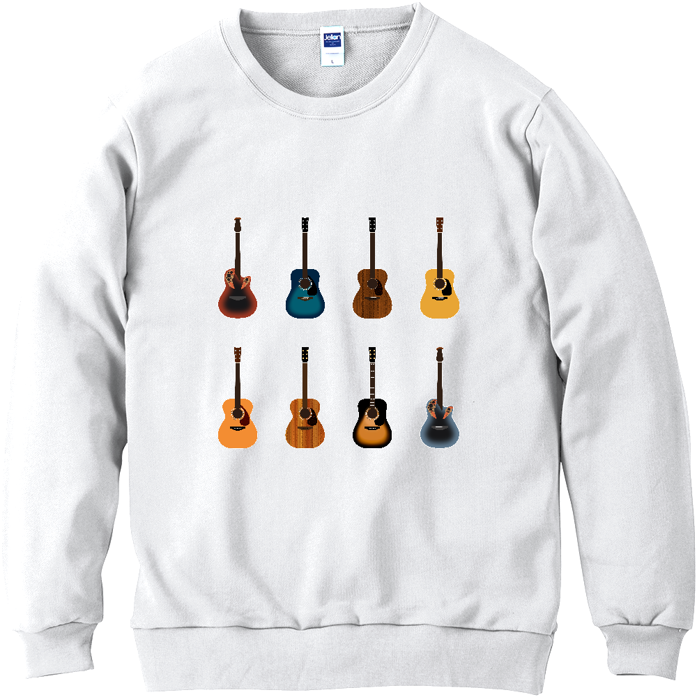 ギターがズラリ