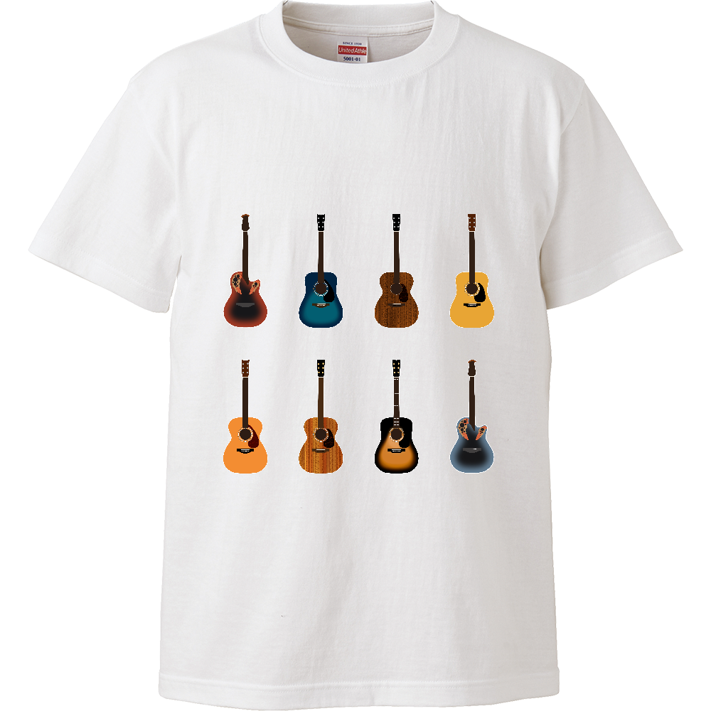 ギターがズラリ