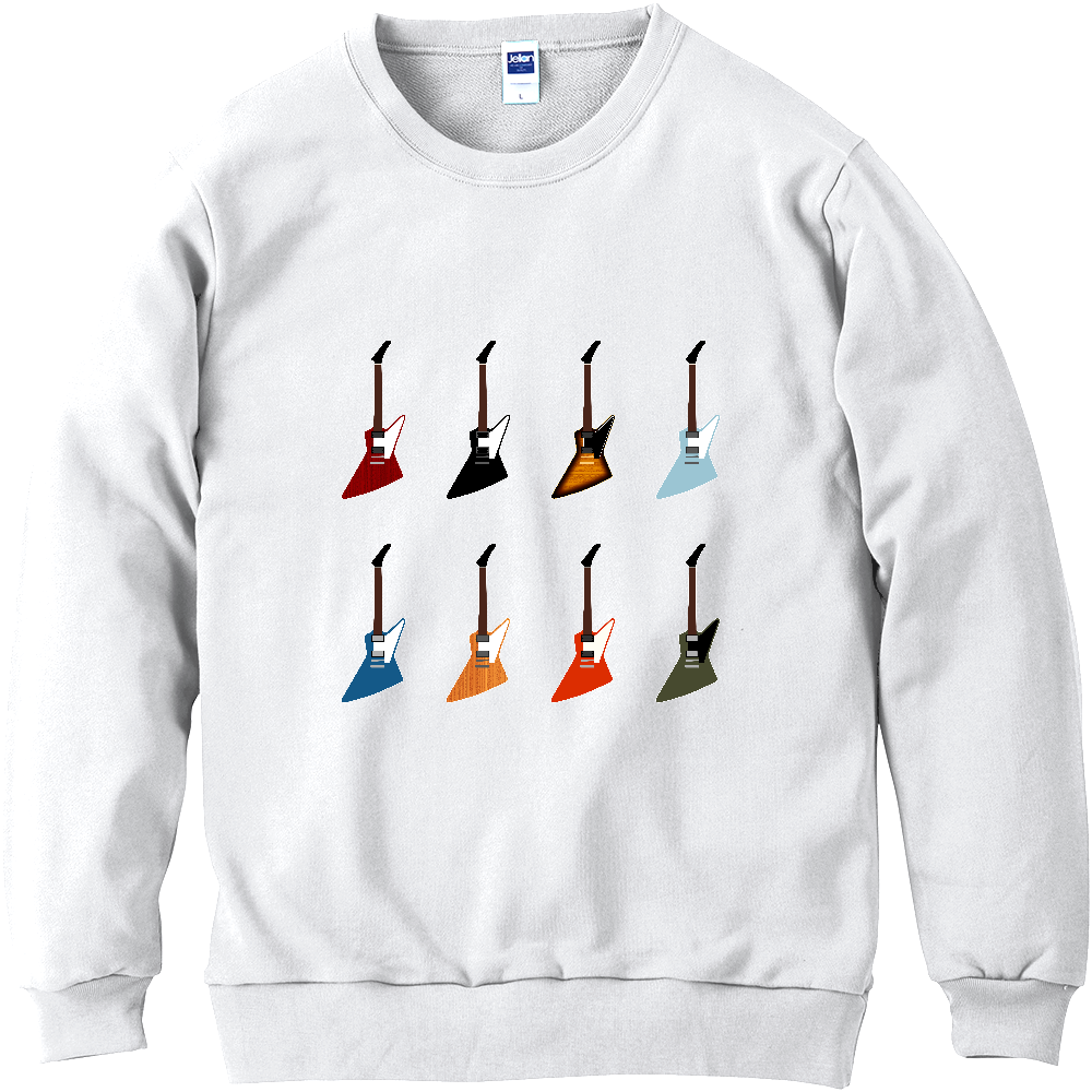 ギターがズラリ