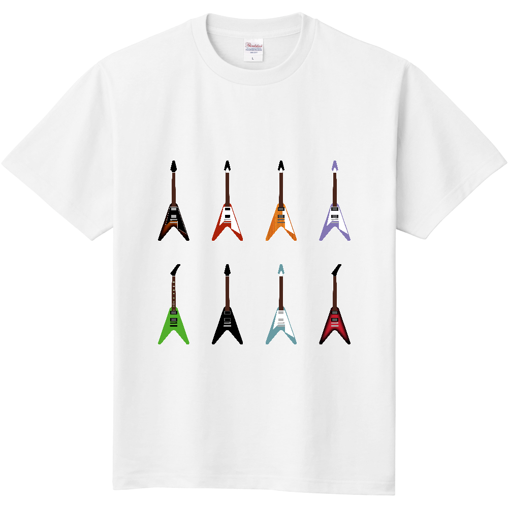 ギターがズラリ