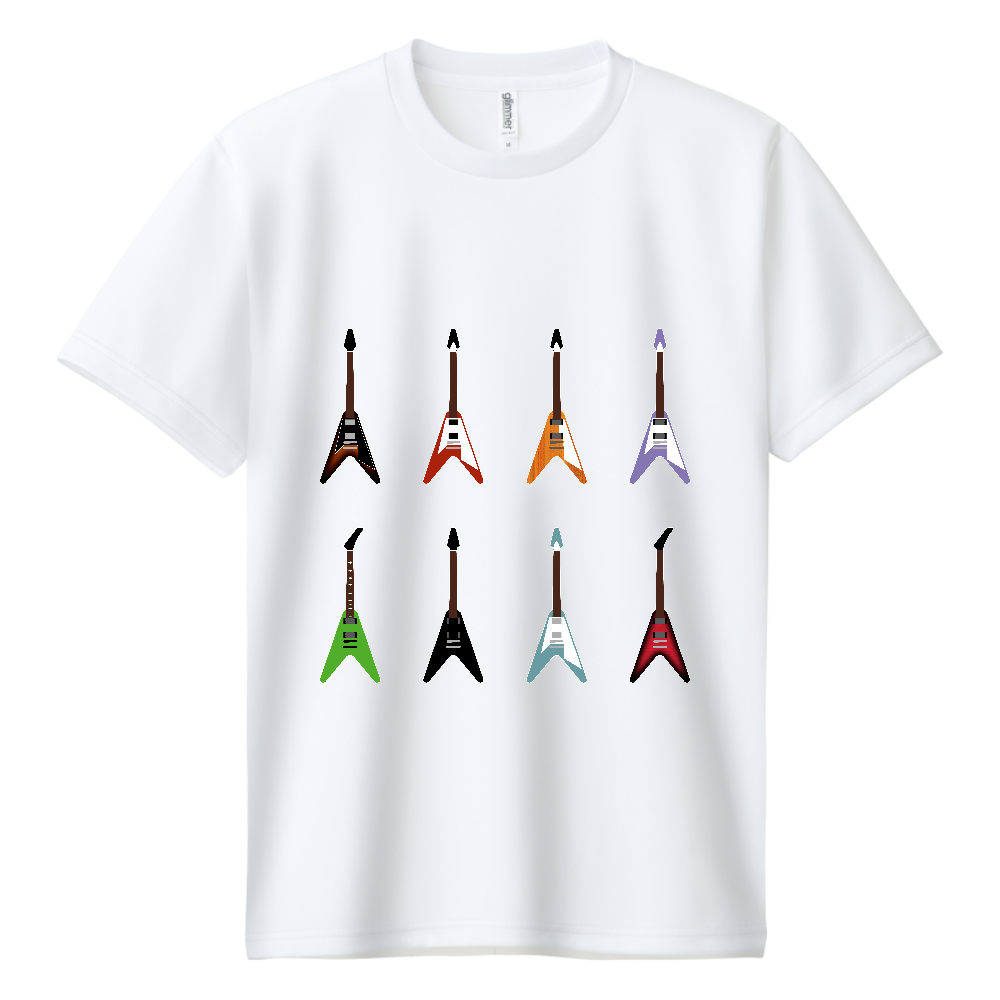 ギターがズラリ