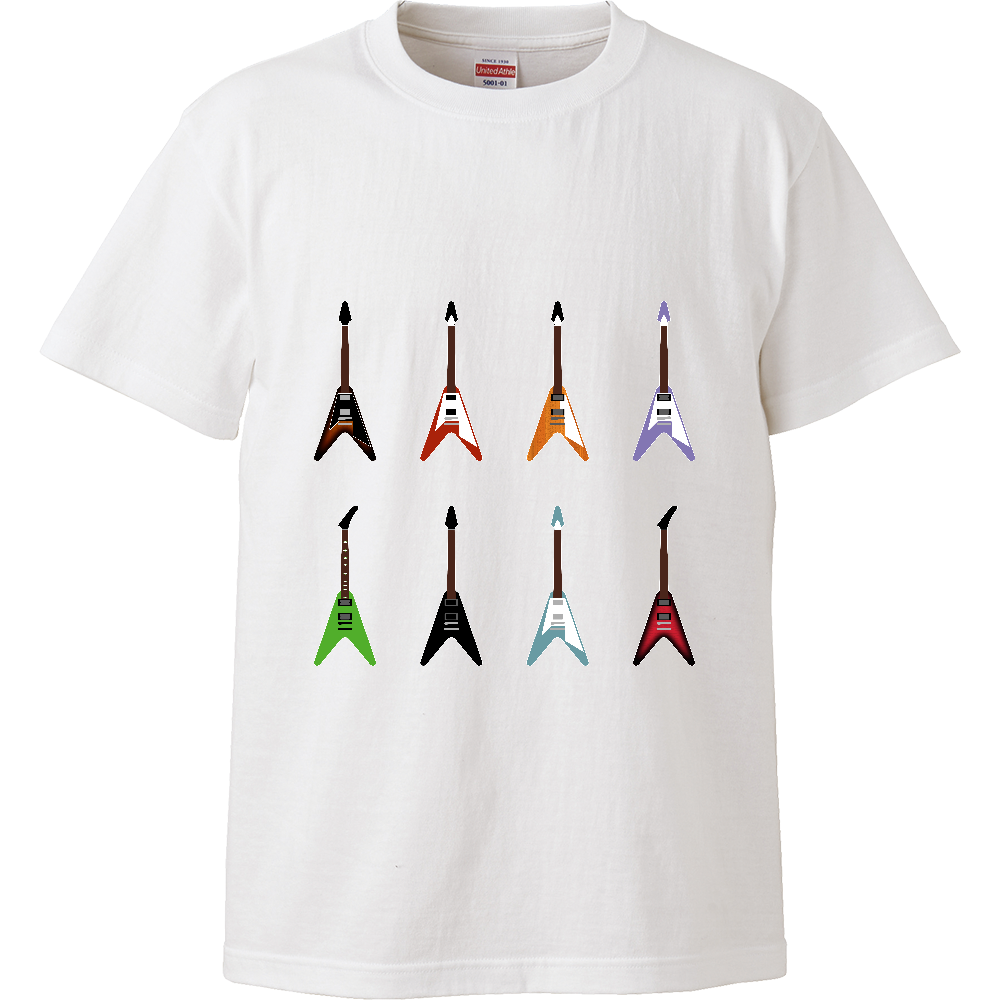 ギターがズラリ