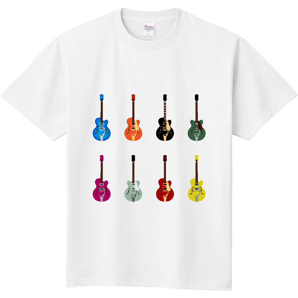 ギターがズラリ